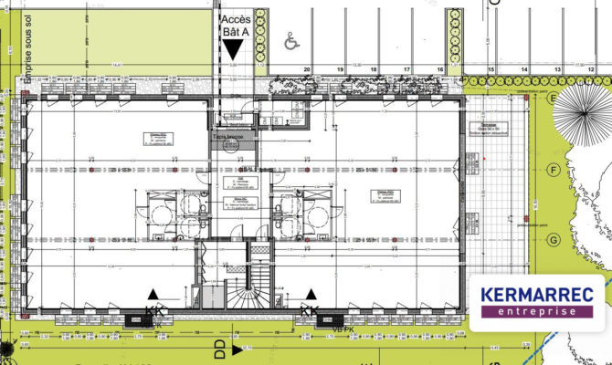 location Bureaux 258 m²