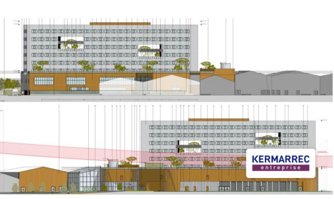 location Bureaux 1423.00 m²