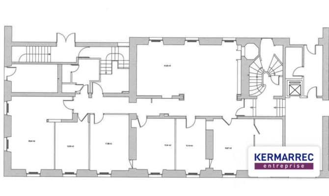 location Bureaux 222.00 m²