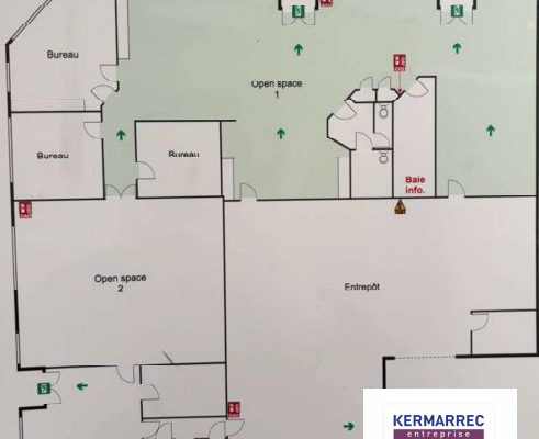 location Bureaux 494.00 m²
