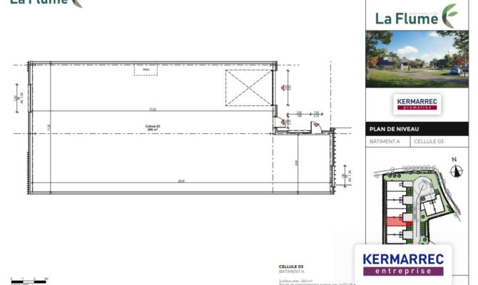 location Local d'activité 260.00 m²