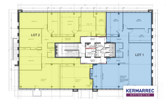 location Bureaux 450.00 m²
