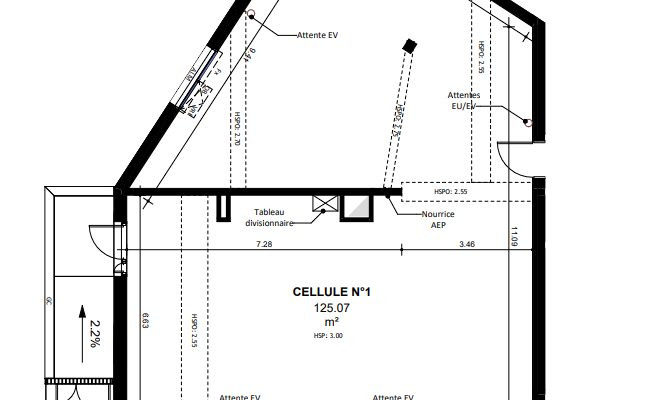 achat  125.00 m²