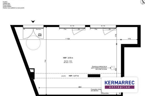 achat Bureaux 73.00 m²