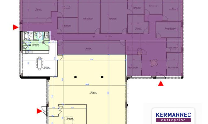 location Bureaux 195.75 m²