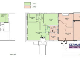 location Bureaux 79.00 m² Vertou 44