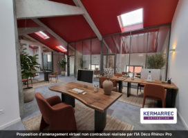 location Bureaux 275.00&nbsp;m² Nantes 44